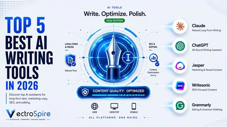 Best AI Writing Tools: Top Picks for Better Writing in 2026