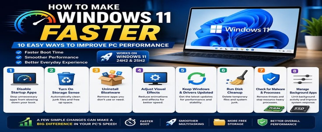How to Speed Up Windows 11: Easy Ways to Make Your PC Faster